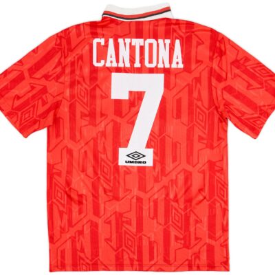 Camiseta fútbol Manchester United dorsal 7 Cantona Retro final 92/94
