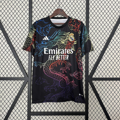 Camiseta de Fútbol Real Madrid – Dragón multicolor edición especial