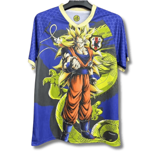 Camiseta futbol Dragon Ball Goku Super Saiyajin japon