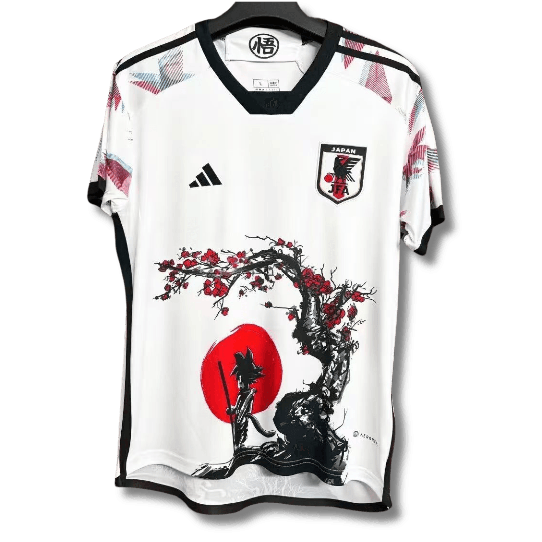 Camiseta fútbol Japón Goku Dragon Ball Bastón Mágico