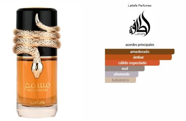 Musamam Lattafa – Perfume amaderado aromático unisex