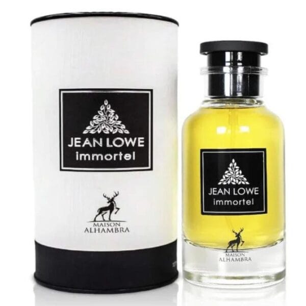 Jean Lowe Immortal de la marca árabe Maison Alhambra fragancia cítrica y amaderada