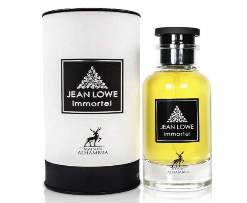 Jean Lowe Immortal de la marca árabe Maison Alhambra fragancia cítrica y amaderada