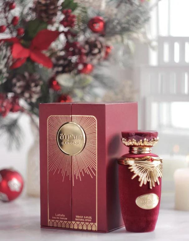 Lattafa Perfumes Sakeena Perfume Mujer Dulce y Poderoso con Notas de Maracuyá y Frambuesa para Otoño e Invierno 2022