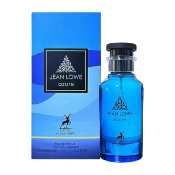 Maison Alhambra Jean Lowe Azure - Fragancia Oriental Fresca Unisex con Notas de Mandarina y Jengibre para Cualquier Ocasión