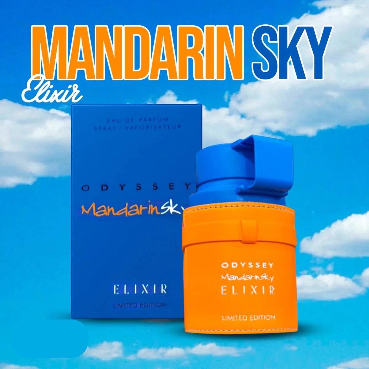 Odyssey Mandarin Sky Elixir de Armaf – Eau de Parfum 100 ml Unisex Spray de fragancia